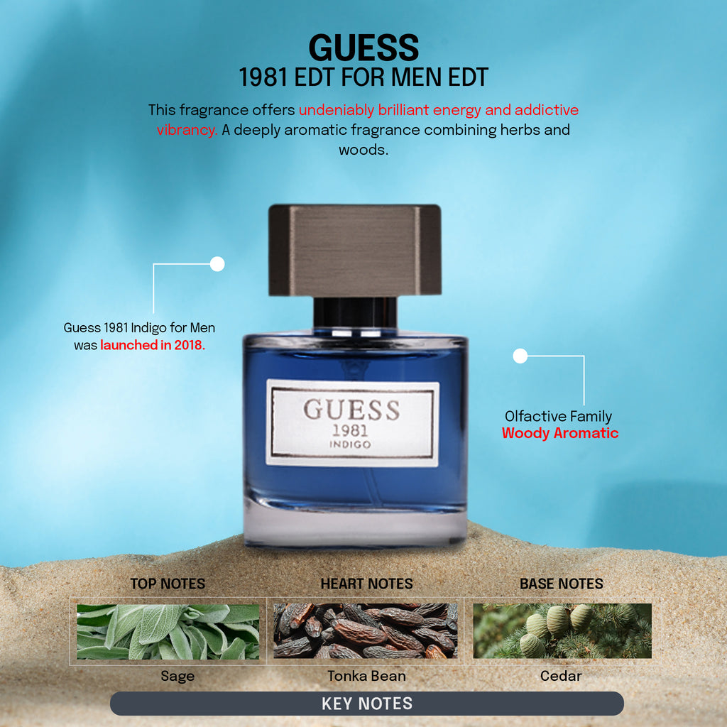 Guess 1981 Indigo Eau de Toilette 30ml