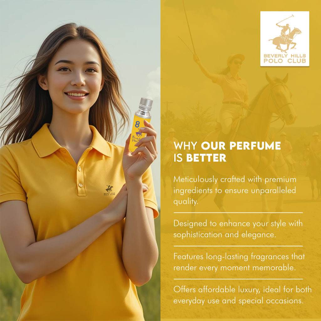 Beverly Hills Polo Club No. 8 Eau de Parfum for Women (100ml)