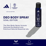 Adidas UEFA Champions League Goal Deodorant Spray 96g