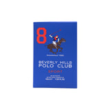 Beverly Hills Polo Club Sports No.8 Eau De Toilette For Men 50ml