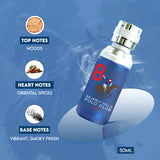 Beverly Hills Polo Club Sports No.8 Eau De Toilette For Men 50ml