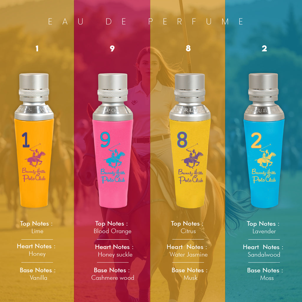 Beverly Hills Polo Club Pour Femme No.1 Eau De Parfum for Women 50ml