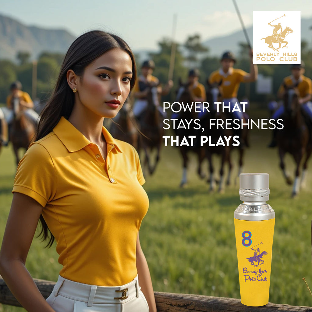 Beverly Hills Polo Club Pour Femme No.8 Eau De Parfum for Women 50ml