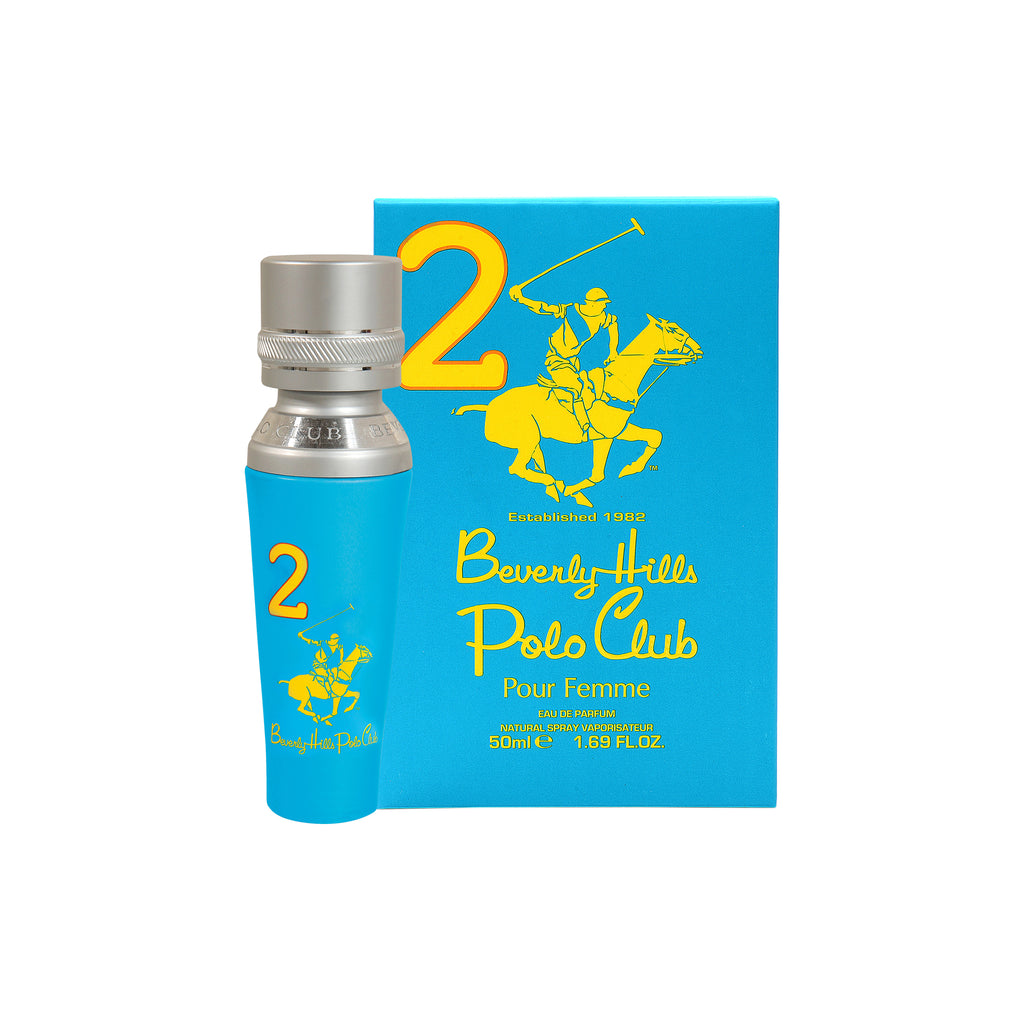 Beverly Hills Polo Club Pour Femme No.2 Eau De Parfum for Women 50ml