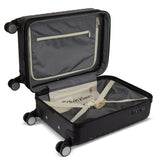 CALVIN KLEIN HYPER LUXE Range Black Hard 22" Cabin Luggage