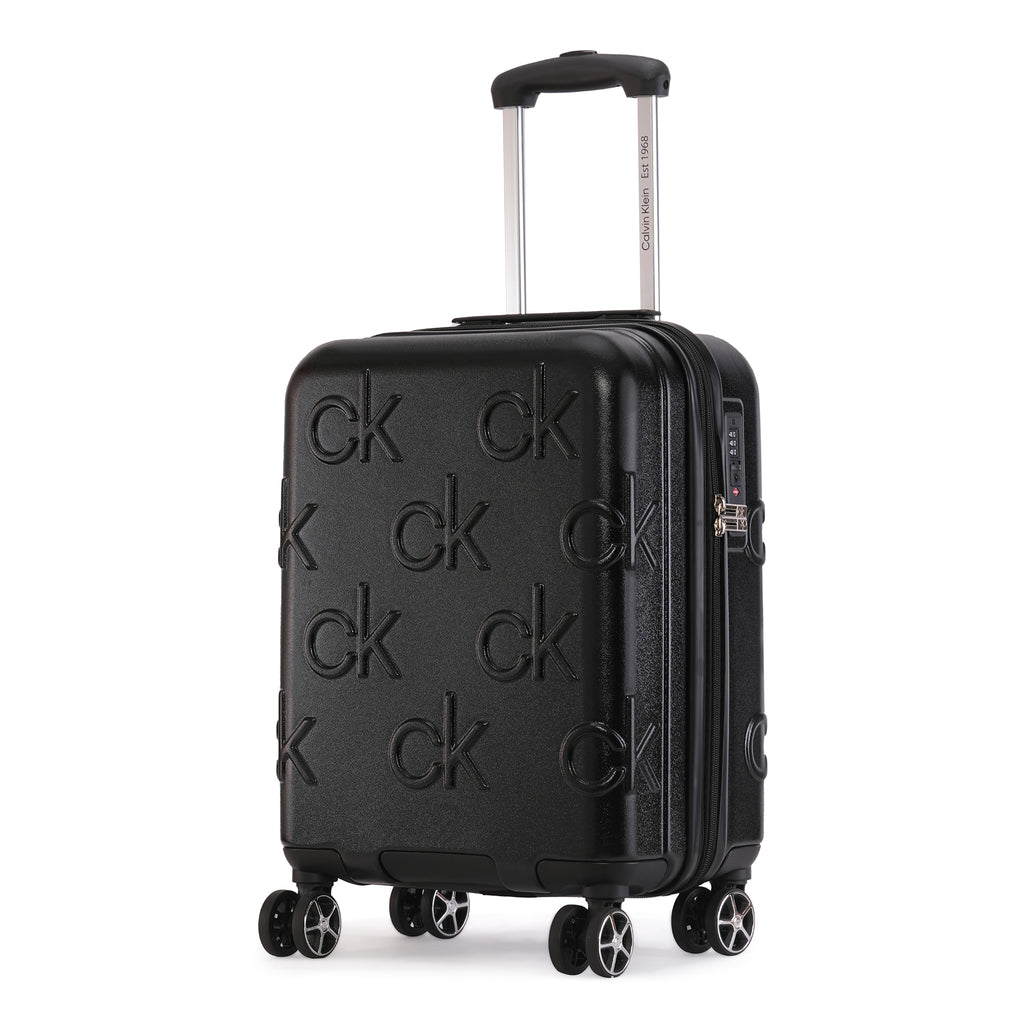Calvin Klein INSIGNIA Range Black Hard 20" Cabin Luggage