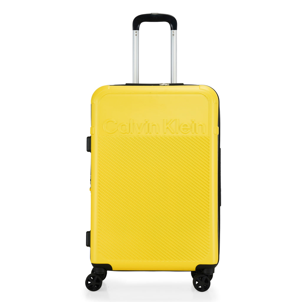Calvin Klein EXPRESSION Range Safty Yellow Hard 24" Medium Luggage