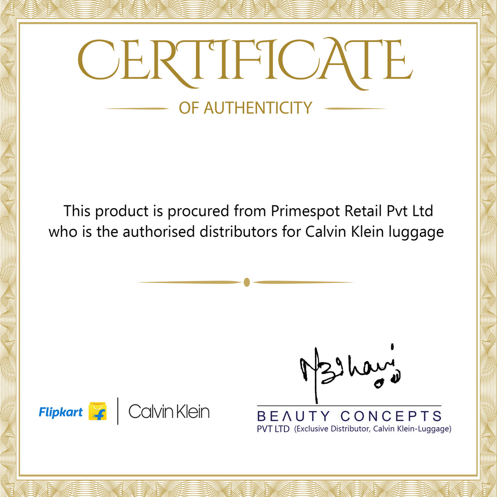 Calvin Klein EXPRESSION Range Safty Yellow Hard 24" Medium Luggage