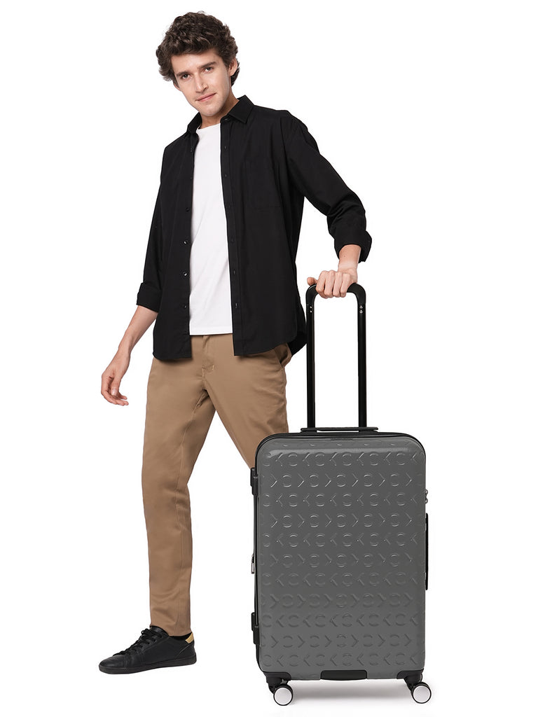 Calvin Klein Fly Control Charcaol Hard 24" Medium Luggage