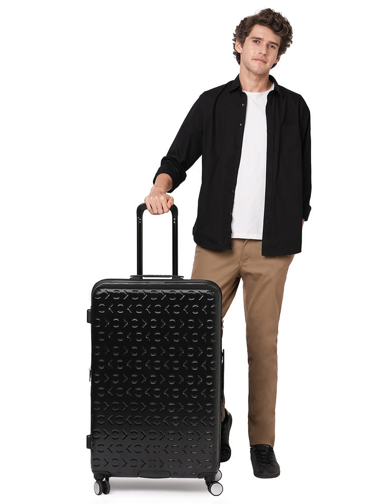 Calvin Klein Fly Control Black Hard 28" Large Luggage