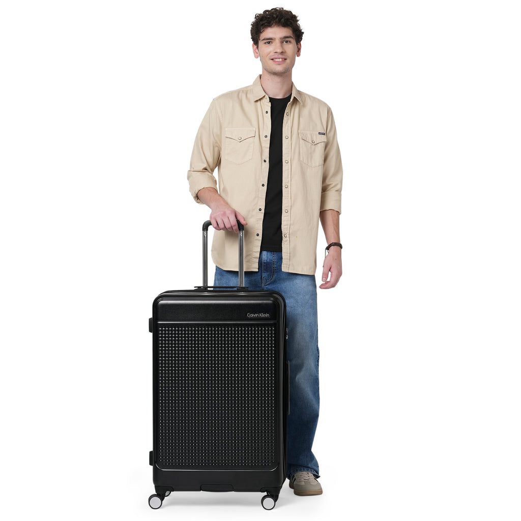 CALVIN KLEIN IN STEREO Range Black Hard 31" Large Luggage