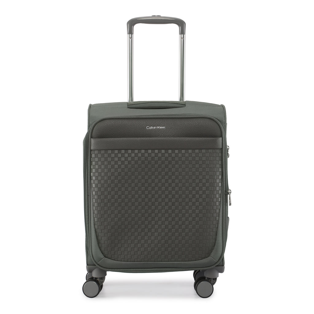 Calvin Klein CHECKI- IN Range Charcoal Soft 20" Cabin Luggage