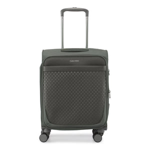 Calvin Klein CHECKI- IN Range Charcoal Soft 20" Cabin Luggage