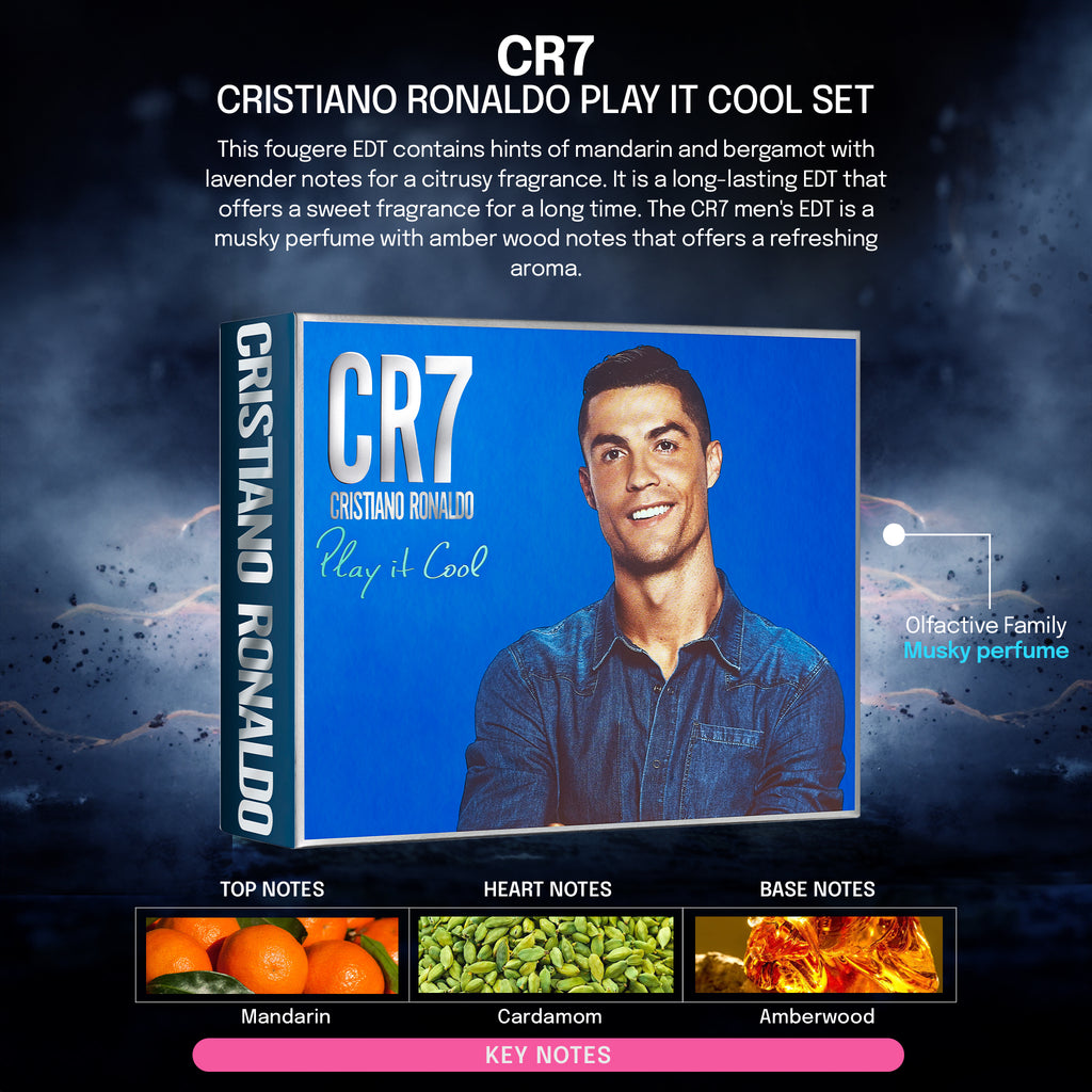 Cristiano Ronaldo CR7 Play It Cool Gift Set (Eau de Toilette 30ml + Shower Gel 150ml)