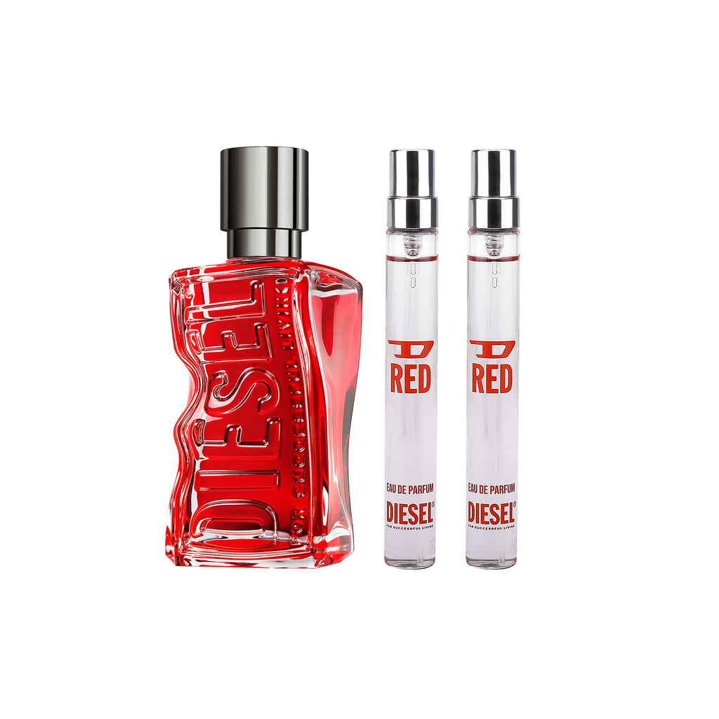 Diesel D Red Set (Eau de Parfum 100ml + 2 x 10ml)