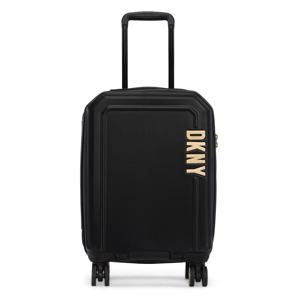 DKNY Clean Cut Range Black Hard 20" Cabin Luggage
