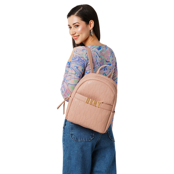 dkny mini backpack pink DKNY Impressionist Range Blush Soft One Size Backpack – BEAUTY SCENTIMENTS