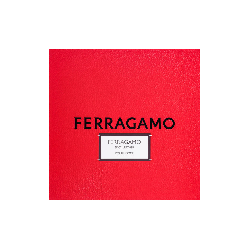 Ferragamo Spicy Leather (Eau de Parfum 100ml + Shampoo & Shower Gel 100ml + Pen Spray 10ml)