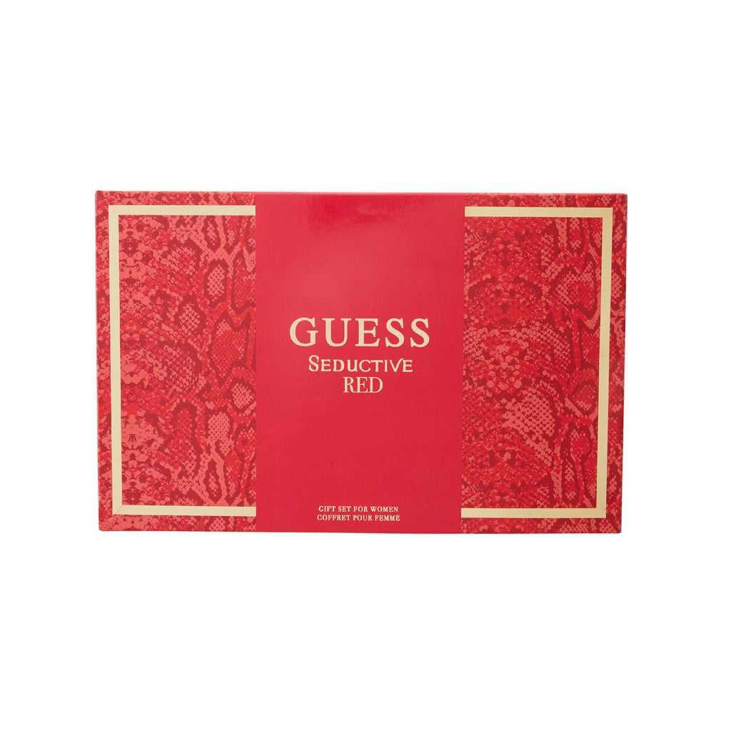 Guess Seductive Red For Women Set (Eau de Toilette 75ml + 15ml + Body Lotion 100ml + Pouch)