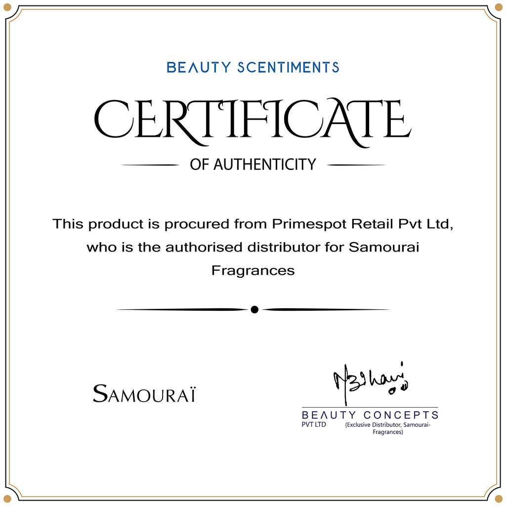 Samourai "Get Up"  Eau de Toilette Natural Spray 50ml