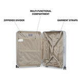 HEYS Xtrak Hard Large Silver Luggage Trolley