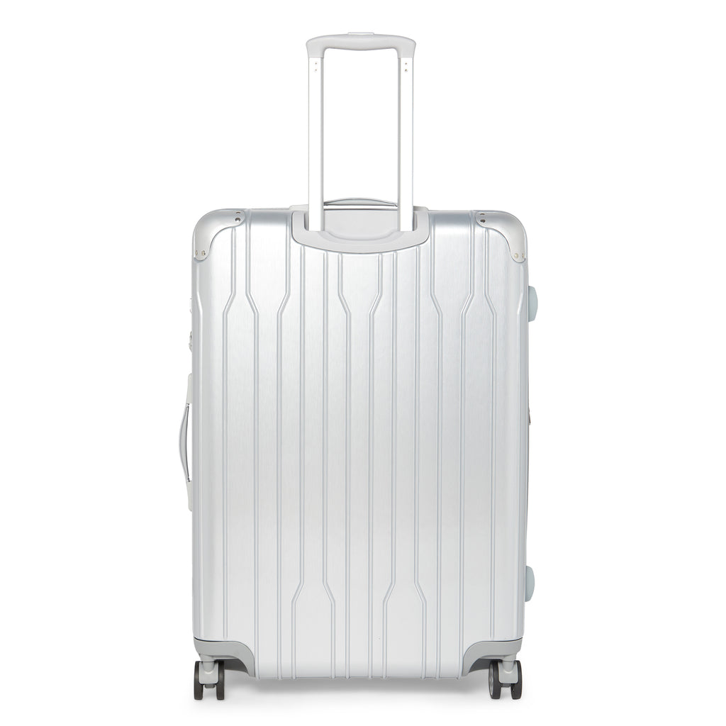 HEYS Xtrak Hard Large Silver Luggage Trolley