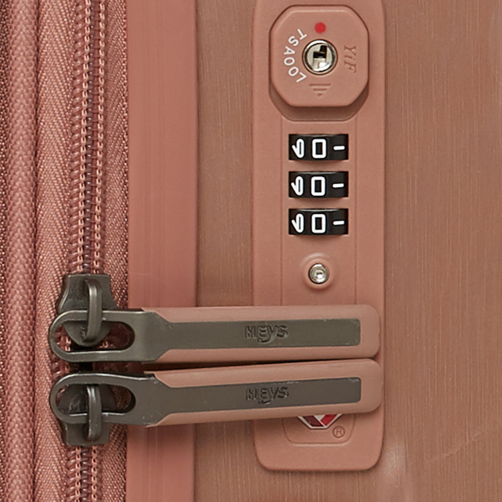 HEYS Xtrak Hard Cabin Rose Gold Luggage Trolley