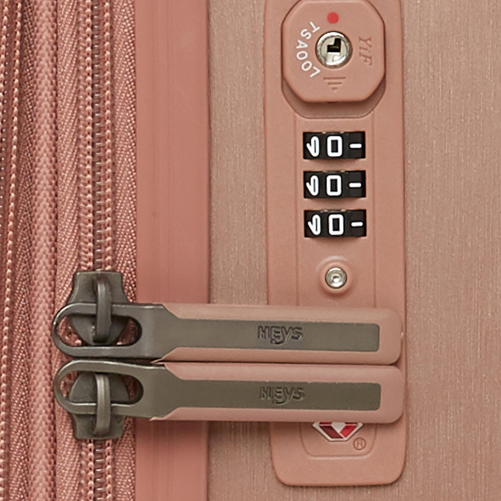 HEYS Xtrak Hard Medium Rose Gold Luggage Trolley
