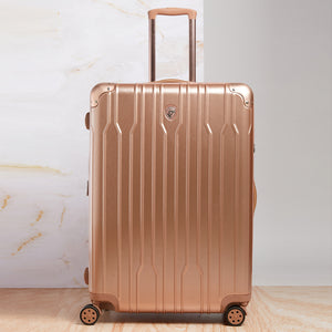 HEYS Xtrak Hard Large Rose Gold Luggage Trolley