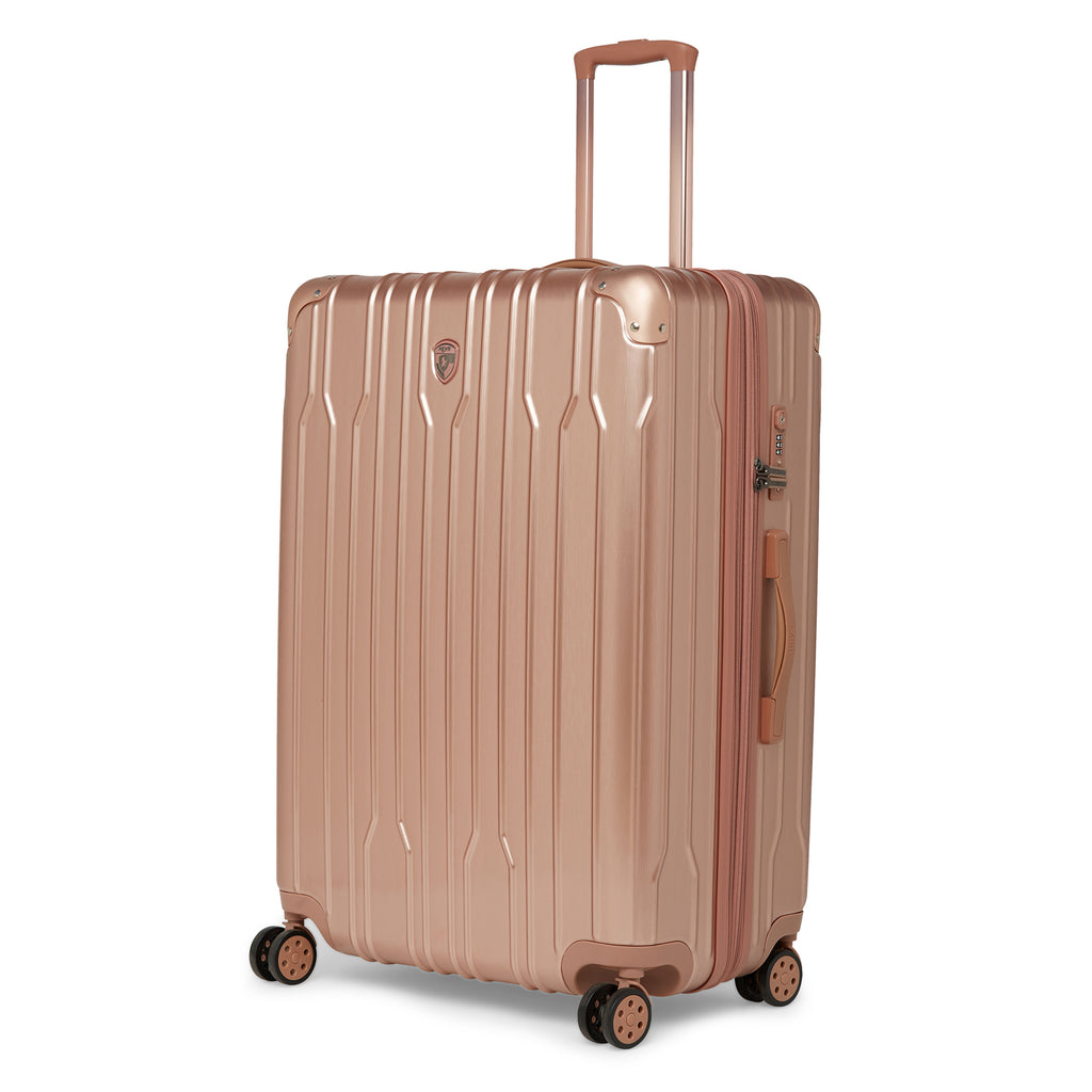 HEYS Xtrak Hard Large Rose Gold Luggage Trolley