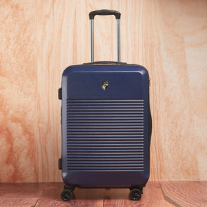 HEYS Terra-Lite Hard Medium Navy Luggage Trolley