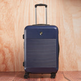 HEYS Terra-Lite Hard Medium Navy Luggage Trolley