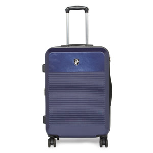 HEYS Terra-Lite Hard Medium Navy Luggage Trolley