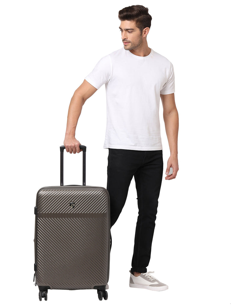 HEYS CHARGE-A-WEIGH Range Taupe Color Hard  Luggage