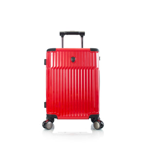 Heys TEKNO Red Color Polycarbonate Material Hard Trolley