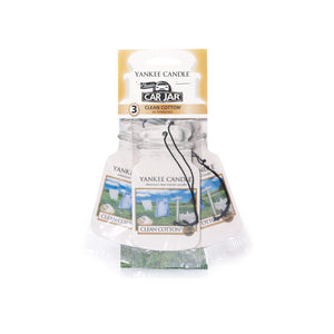 Yankee Candle Clean Cotton Single Car Jar Air Freshener