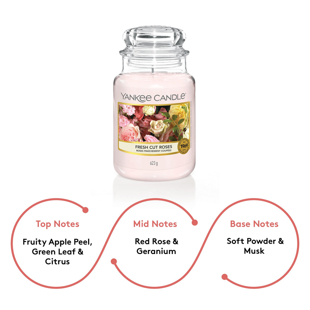 Yankee Original Large Jar Fresh Cut Roses