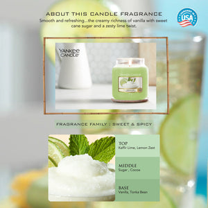 Yankee Candle Original Medium Jar Scented Candle - Vanilla Lime