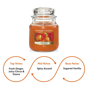 Yankee Candle Original Spiced Orange Medium Jar Scented Candle