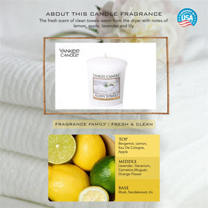 Yankee Candle Original Votive Scented Candle - Fluffy Towels
