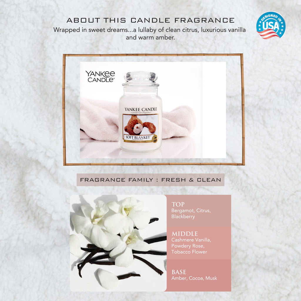 Yankee Candle Classic Small Jar Soft Blanket Scented Candles