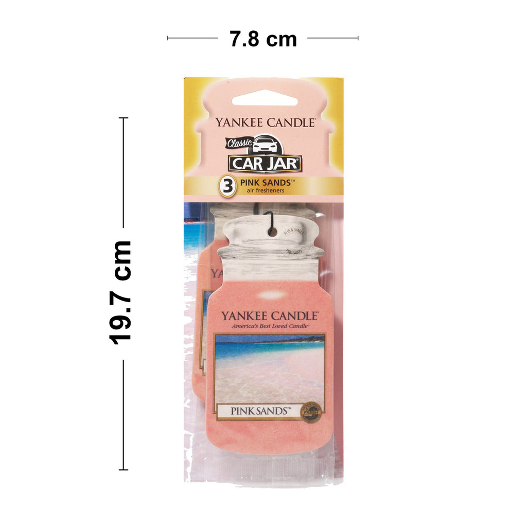 Yankee Candle Pink Sands Single Car Jar Air Freshener