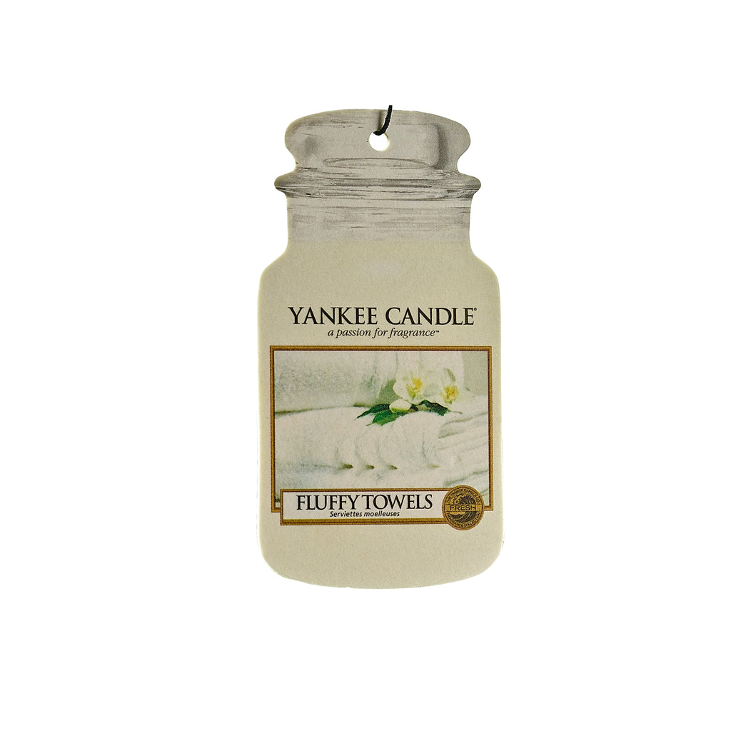 Yankee Candle Fluffy Towels Single Car Jar Air Freshener