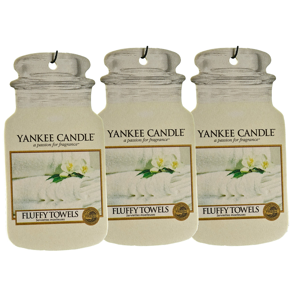 Yankee Candle Fluffy Towels Single Car Jar Air Freshener