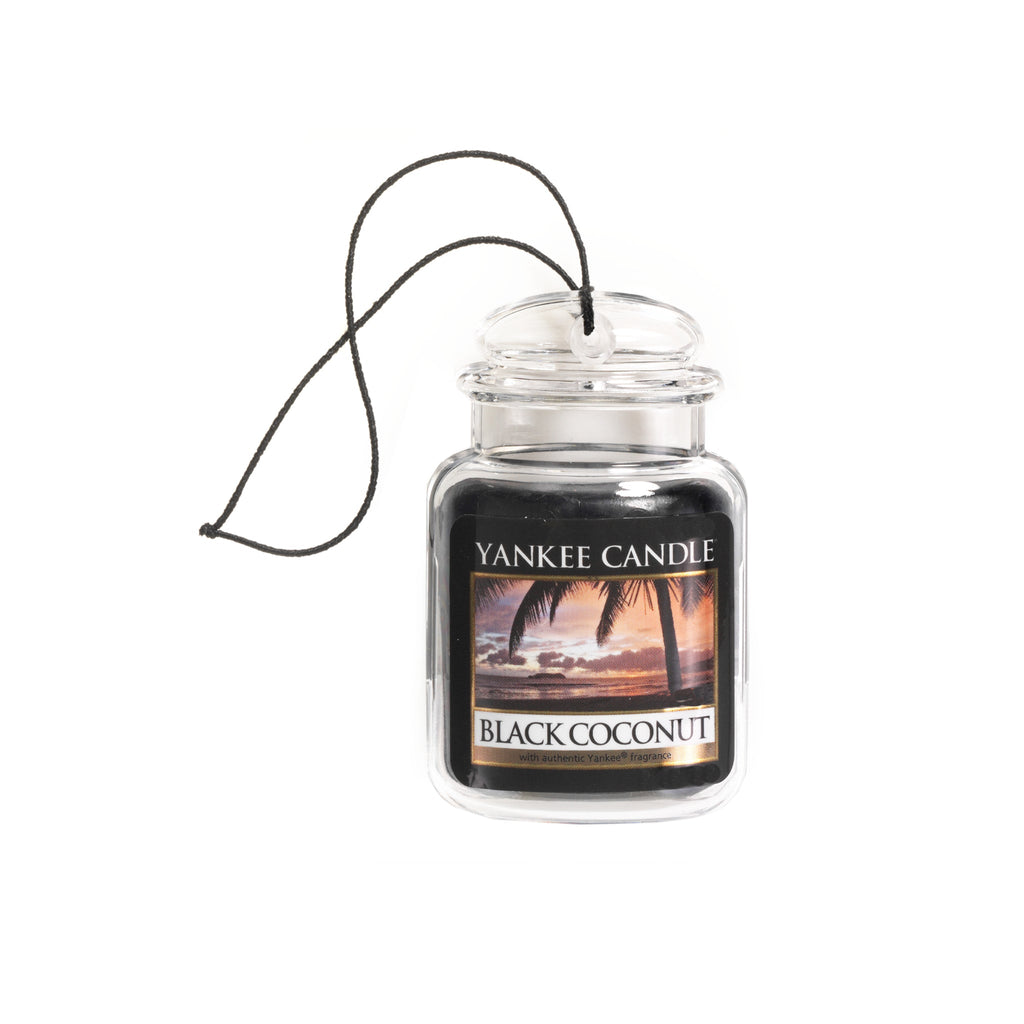 Yankee Candle Ultimate Car Jar Air Freshener - Black Coconut