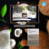 Yankee Candle Ultimate Car Jar Air Freshener - Black Coconut