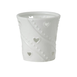 Yankee Candle White Hearts Votive Holder