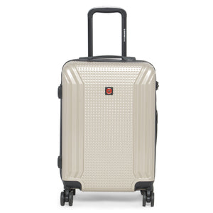SWISSBRAND C VERNIER Range Beige Color Hard Cabin Luggage