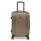 SWISSBRAND Vernier Hard Body Cabin Coffee Luggage Trolley