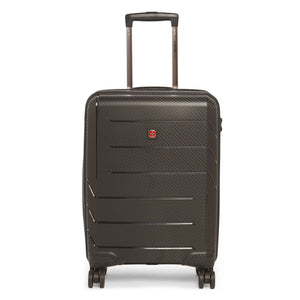 SWISSBRAND MATTERHORN Range Black Color Hard Luggage